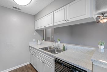 White cabinets